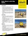 <p style="text-align: center;">APP 63 <br>Auto Batch with Slip Valve Application Sheet<span><br><br></span></p>