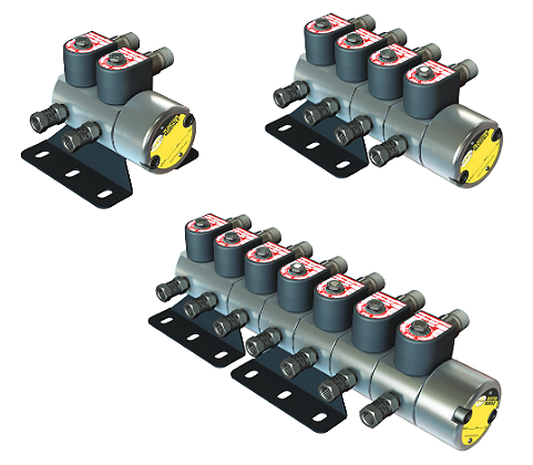 chemical injection system stack array